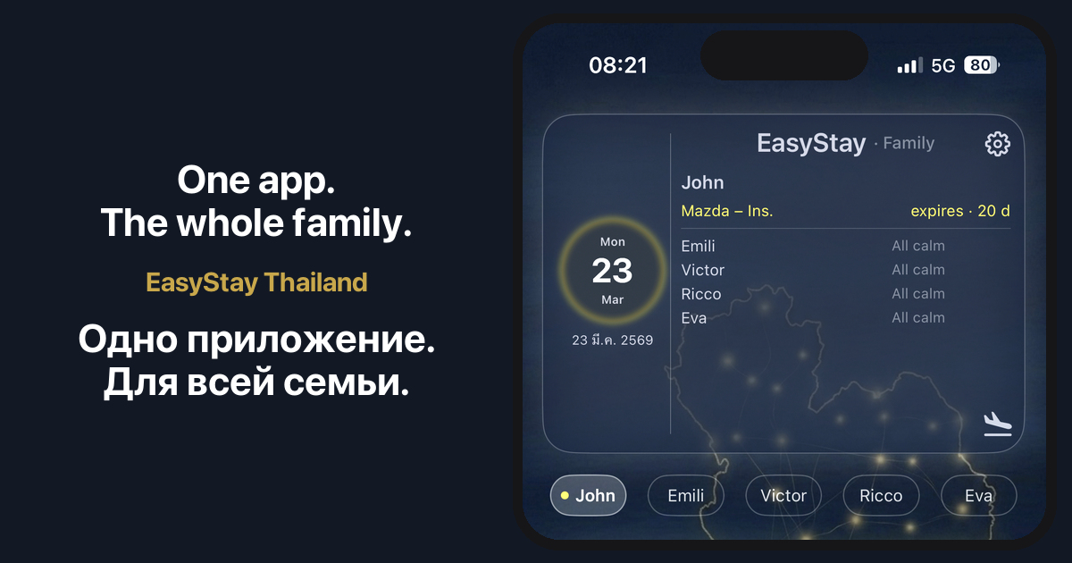 EasyStay TH family banner